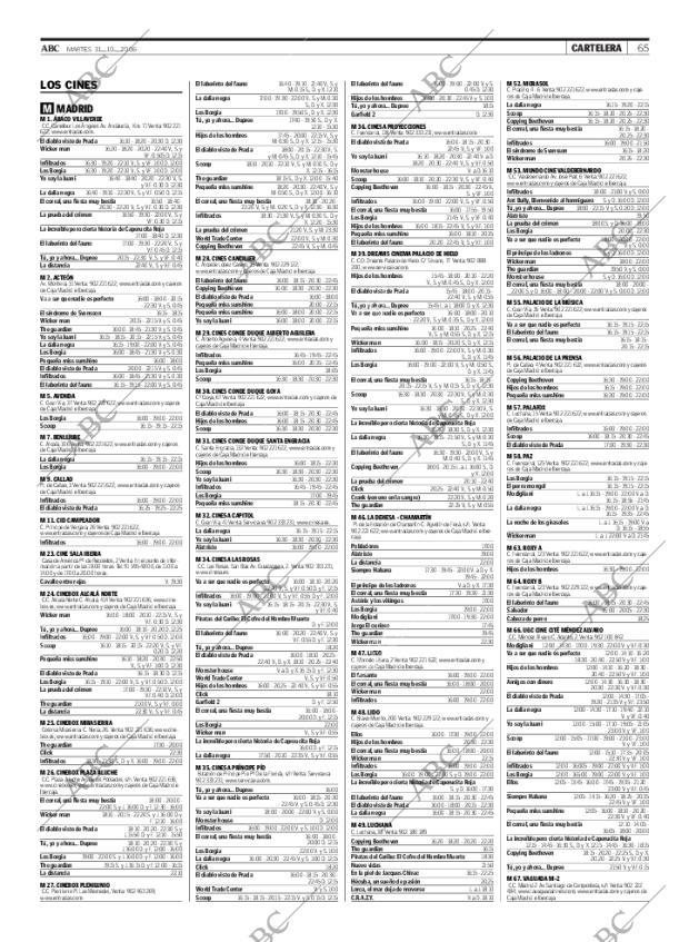 ABC MADRID 31-10-2006 página 65