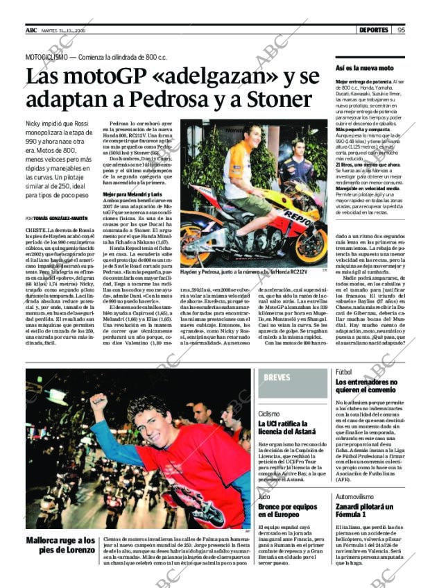 ABC MADRID 31-10-2006 página 95