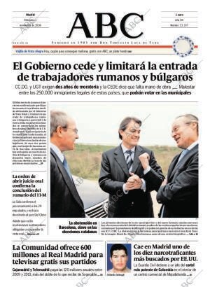 ABC MADRID 01-11-2006 página 1