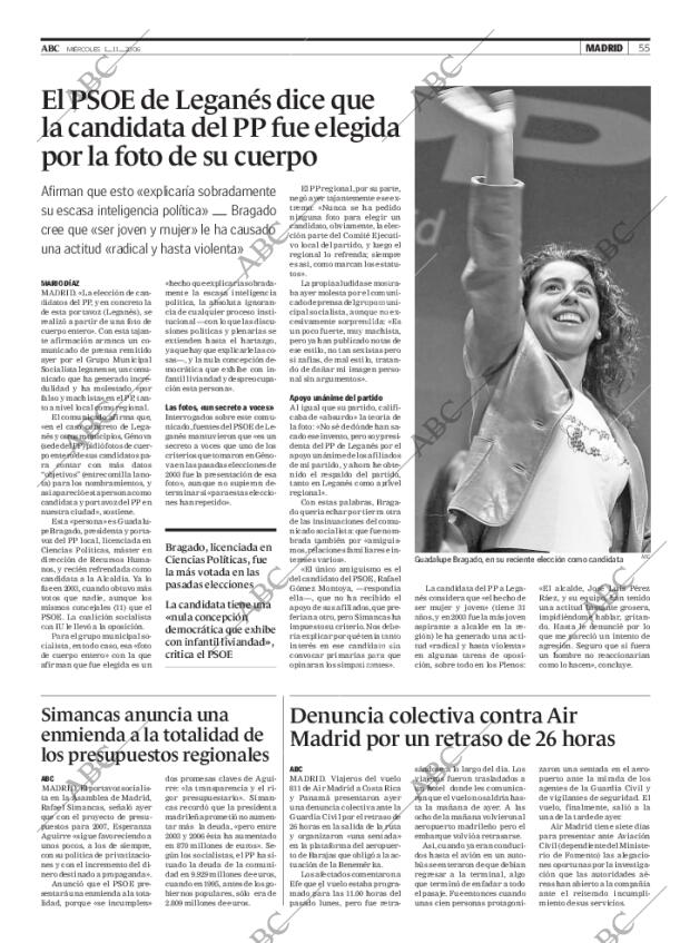ABC MADRID 01-11-2006 página 55