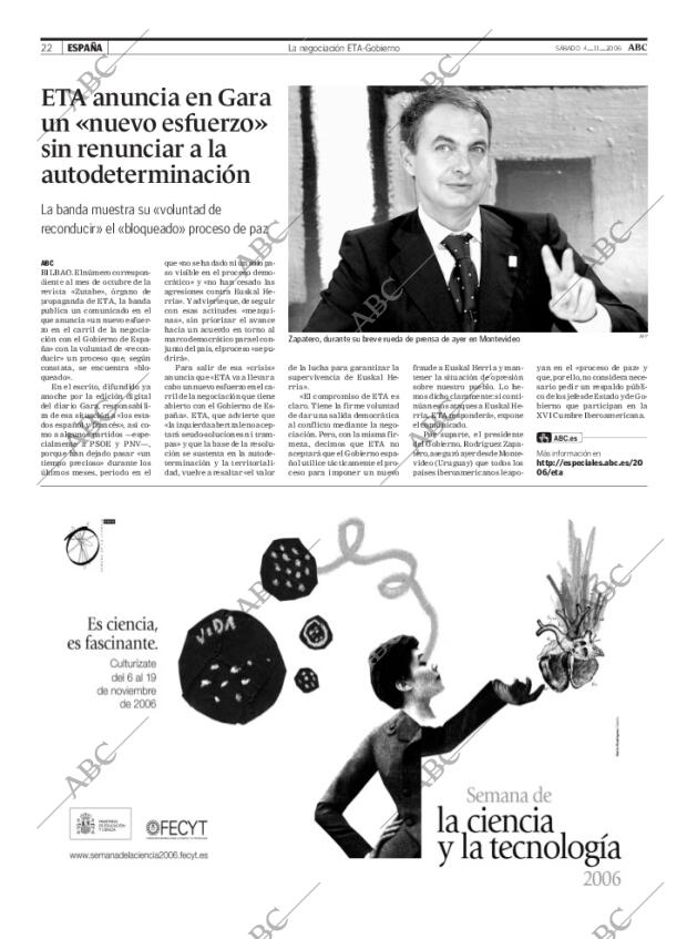 ABC MADRID 04-11-2006 página 22