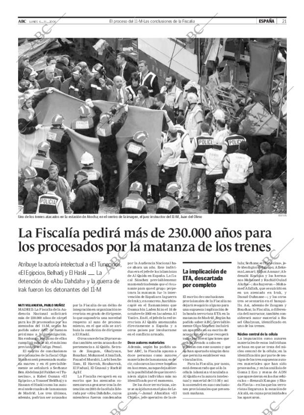 ABC MADRID 06-11-2006 página 21