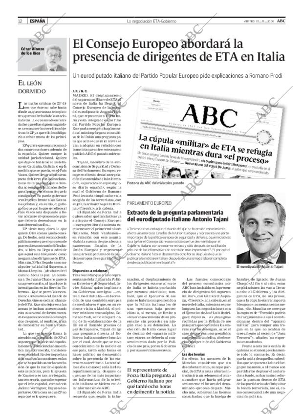 ABC MADRID 10-11-2006 página 12