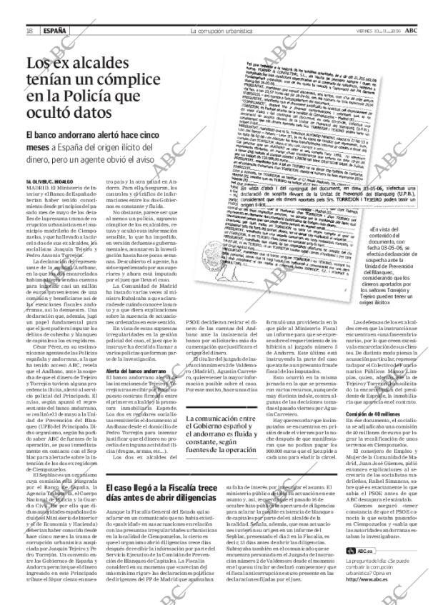 ABC MADRID 10-11-2006 página 18