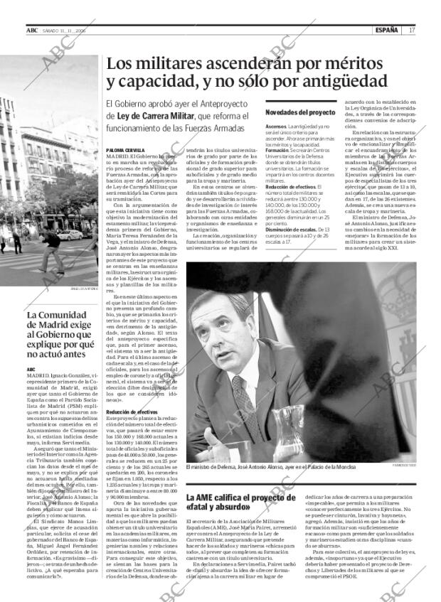 ABC MADRID 11-11-2006 página 17