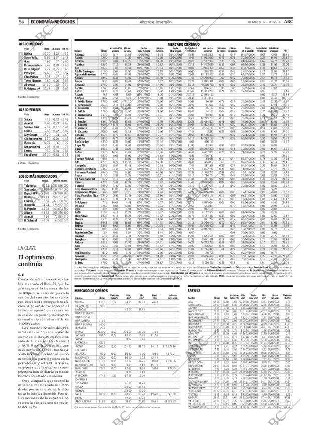 ABC MADRID 12-11-2006 página 54