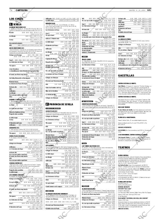 ABC SEVILLA 14-11-2006 página 74