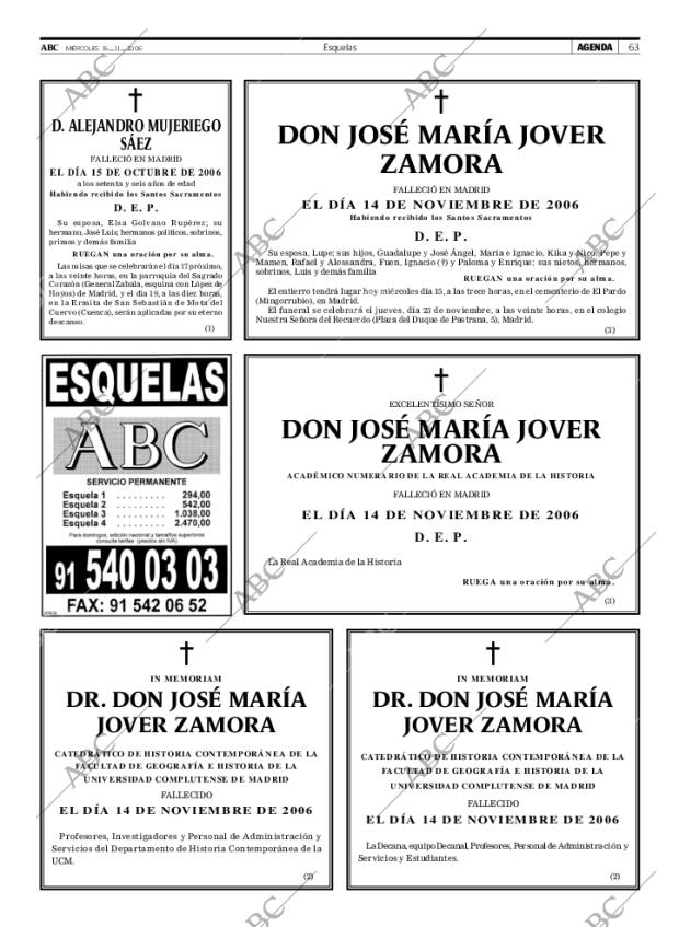 ABC MADRID 15-11-2006 página 63