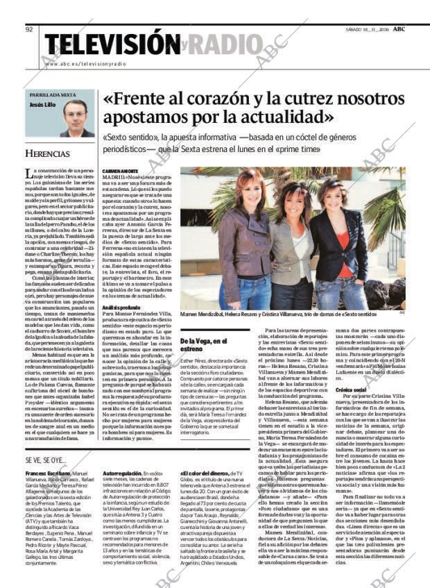 ABC MADRID 18-11-2006 página 108