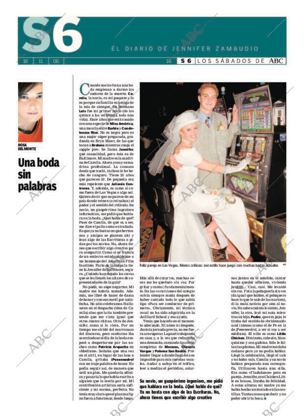 ABC MADRID 18-11-2006 página 64