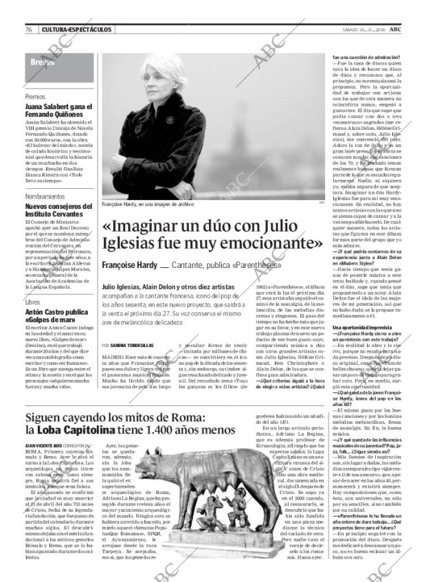 ABC MADRID 18-11-2006 página 92
