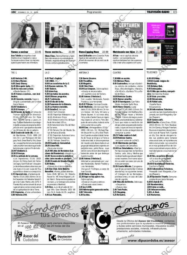 ABC CORDOBA 19-11-2006 página 115