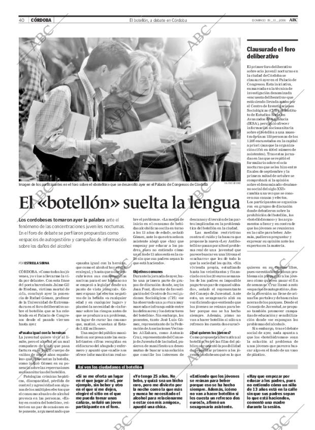 ABC CORDOBA 19-11-2006 página 40