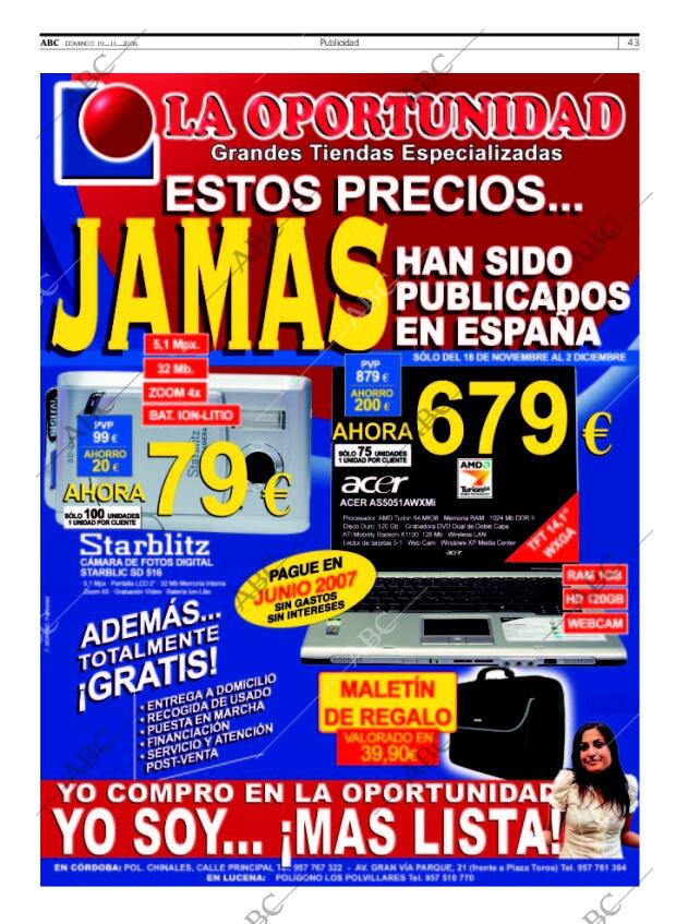 ABC CORDOBA 19-11-2006 página 43
