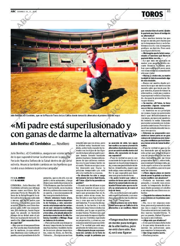 ABC CORDOBA 19-11-2006 página 85