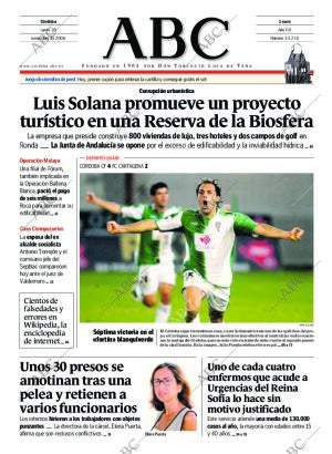 ABC CORDOBA 20-11-2006 página 1