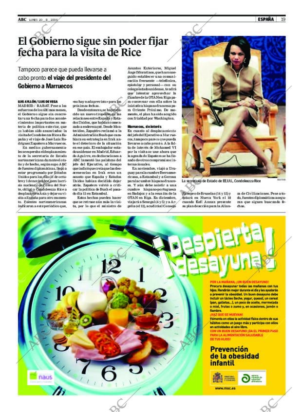 ABC CORDOBA 20-11-2006 página 19