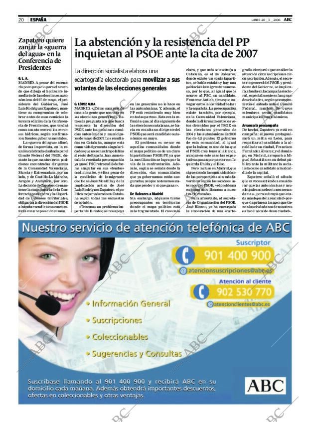 ABC CORDOBA 20-11-2006 página 20