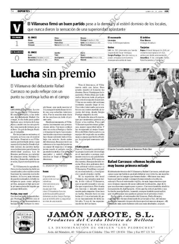 ABC CORDOBA 20-11-2006 página 74