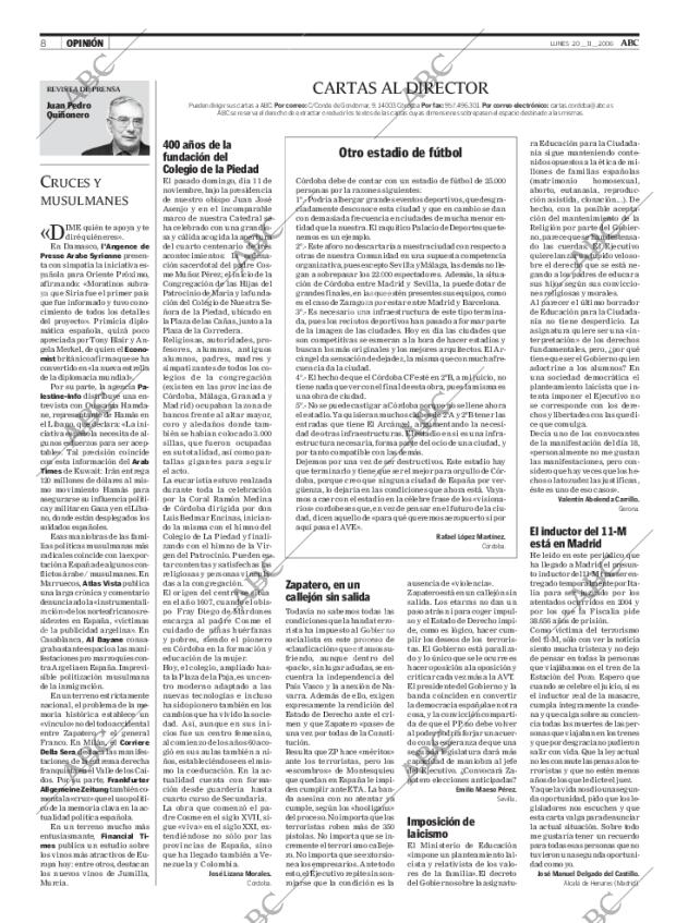 ABC CORDOBA 20-11-2006 página 8