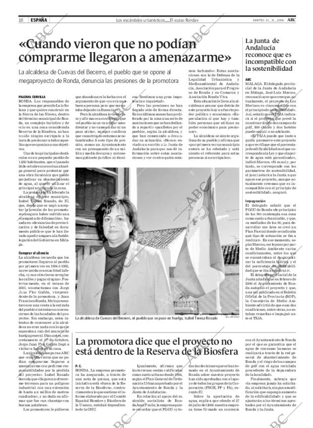 ABC CORDOBA 21-11-2006 página 18