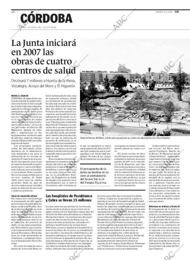 ABC CORDOBA 21-11-2006 página 38
