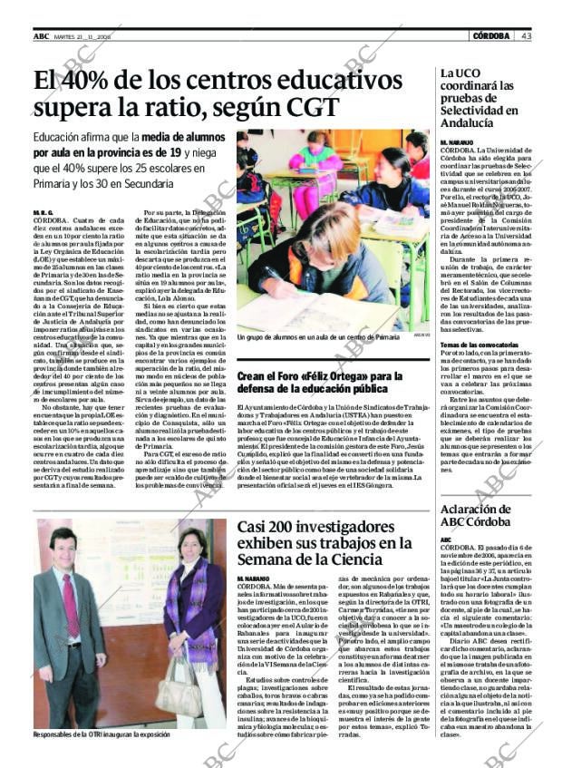 ABC CORDOBA 21-11-2006 página 43