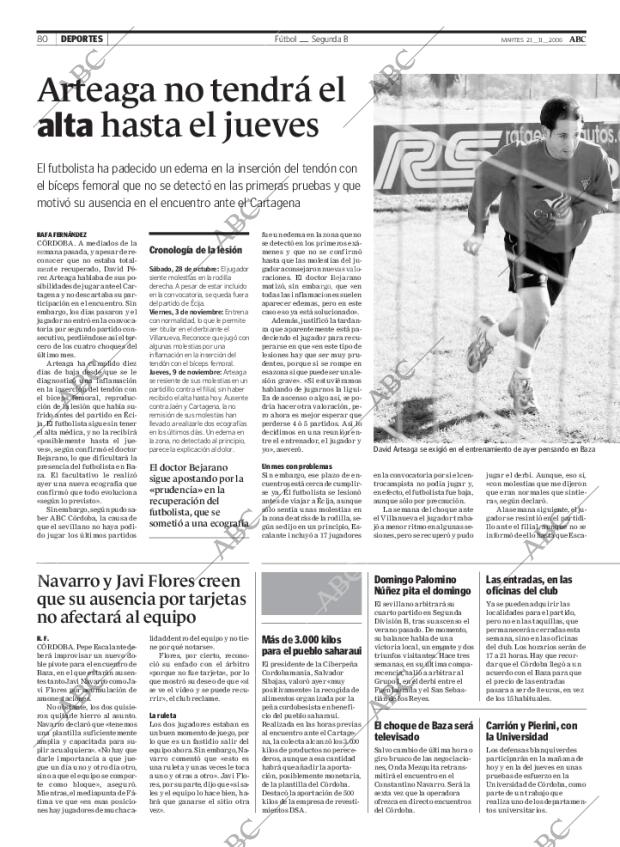 ABC CORDOBA 21-11-2006 página 80