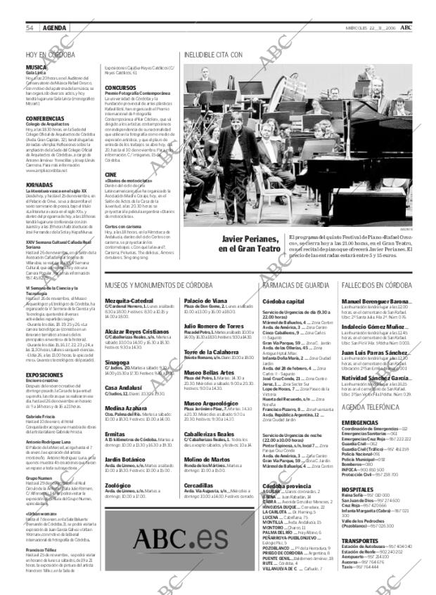 ABC CORDOBA 22-11-2006 página 54