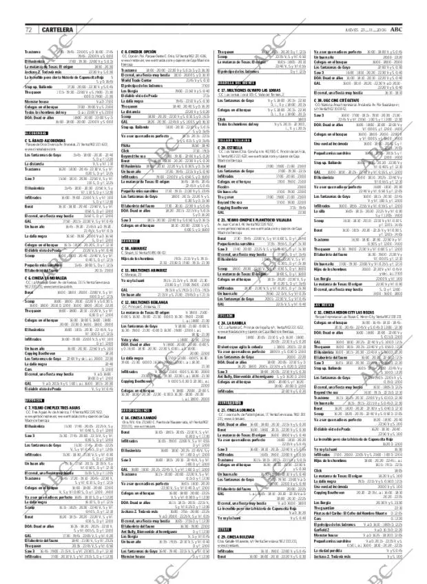 ABC MADRID 23-11-2006 página 72