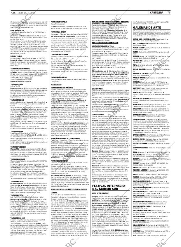 ABC MADRID 23-11-2006 página 75