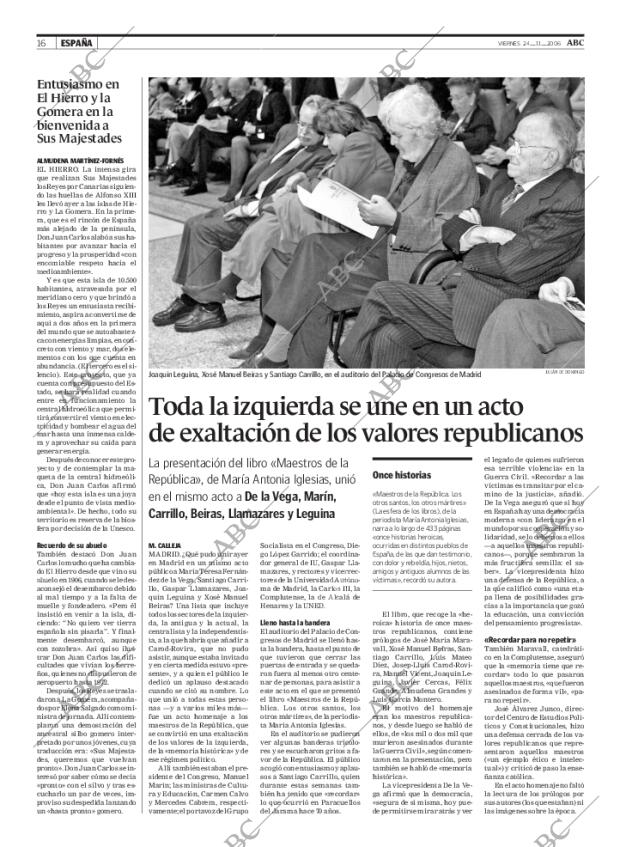 ABC MADRID 24-11-2006 página 16