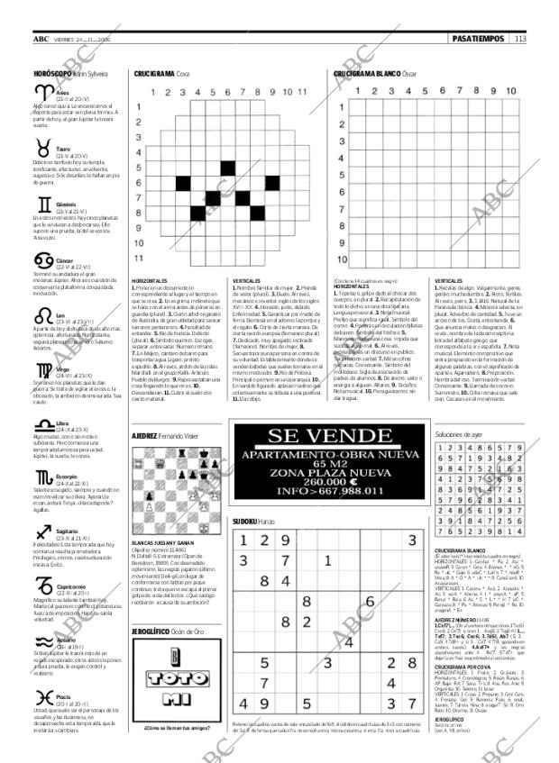 ABC SEVILLA 24-11-2006 página 113