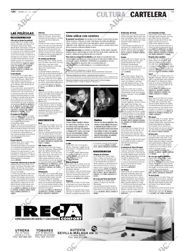 ABC SEVILLA 24-11-2006 página 81