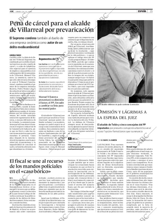 ABC MADRID 25-11-2006 página 25