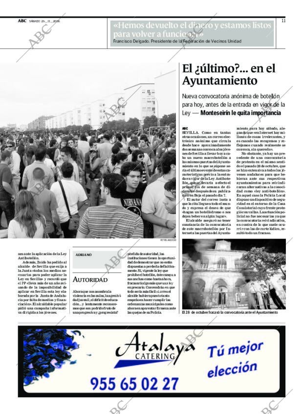 ABC SEVILLA 25-11-2006 página 11