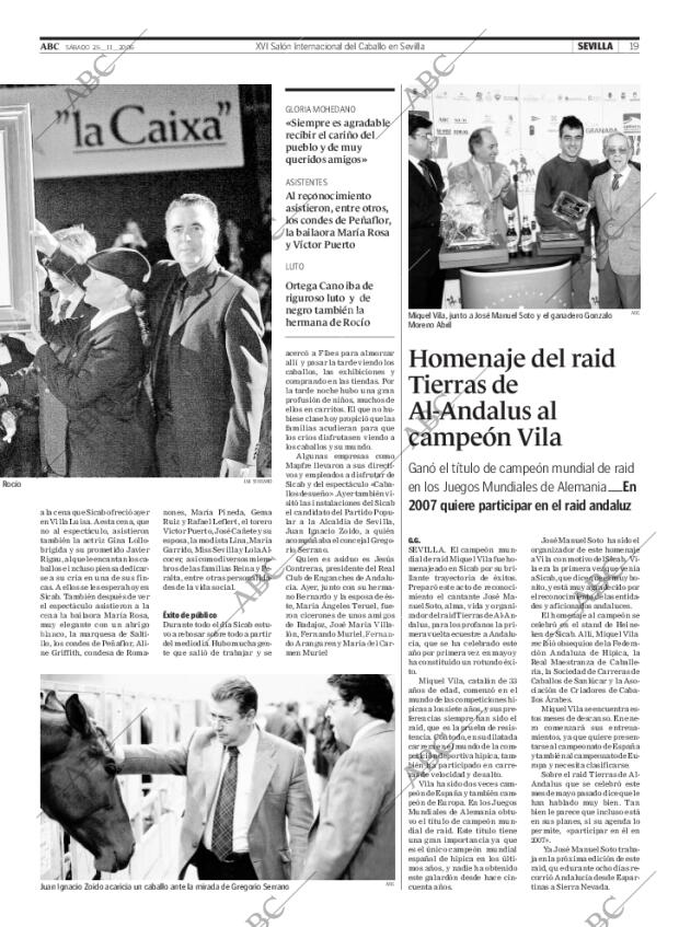 ABC SEVILLA 25-11-2006 página 19