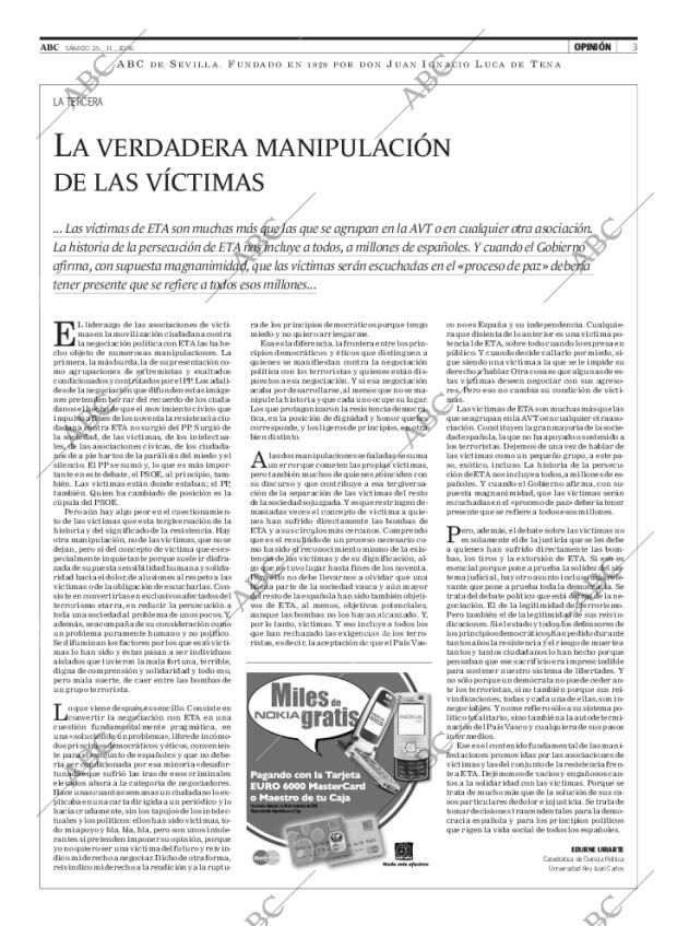 ABC SEVILLA 25-11-2006 página 3