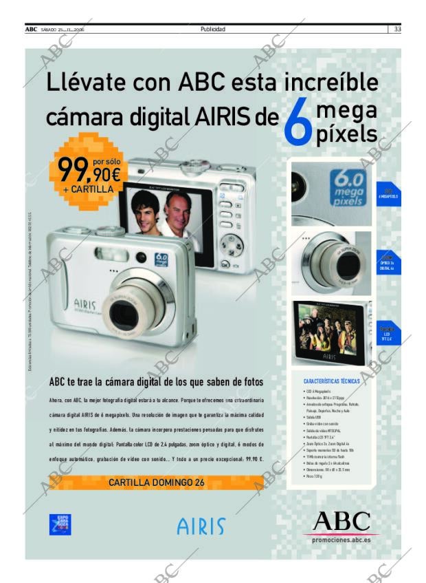 ABC SEVILLA 25-11-2006 página 33