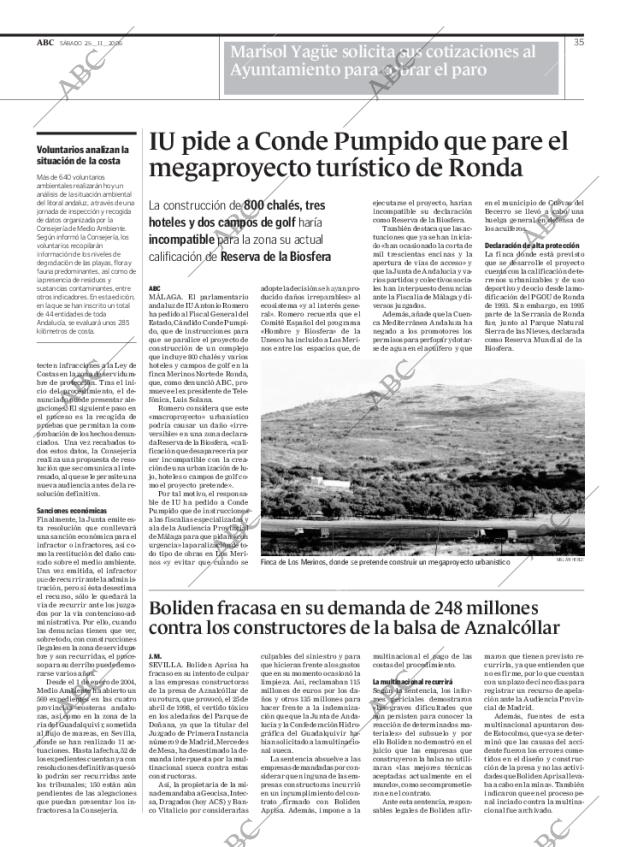 ABC SEVILLA 25-11-2006 página 35