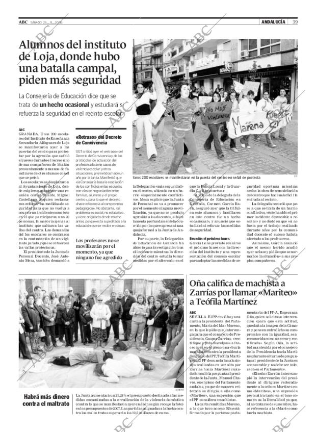 ABC SEVILLA 25-11-2006 página 39