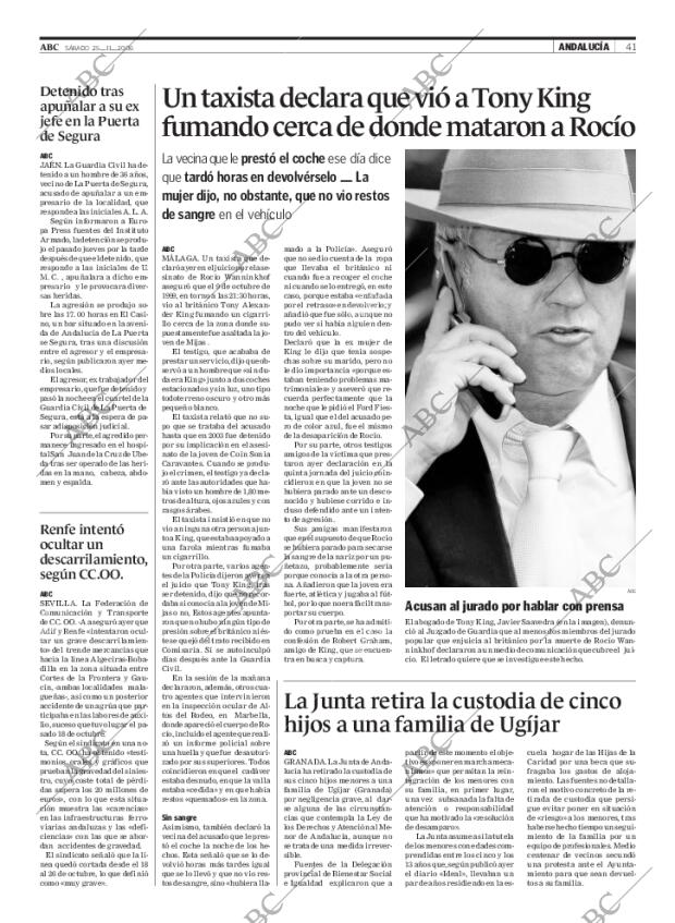 ABC SEVILLA 25-11-2006 página 41