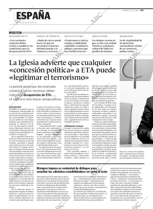 ABC SEVILLA 25-11-2006 página 42