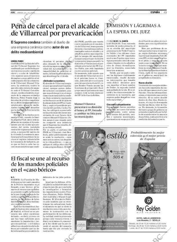 ABC SEVILLA 25-11-2006 página 49