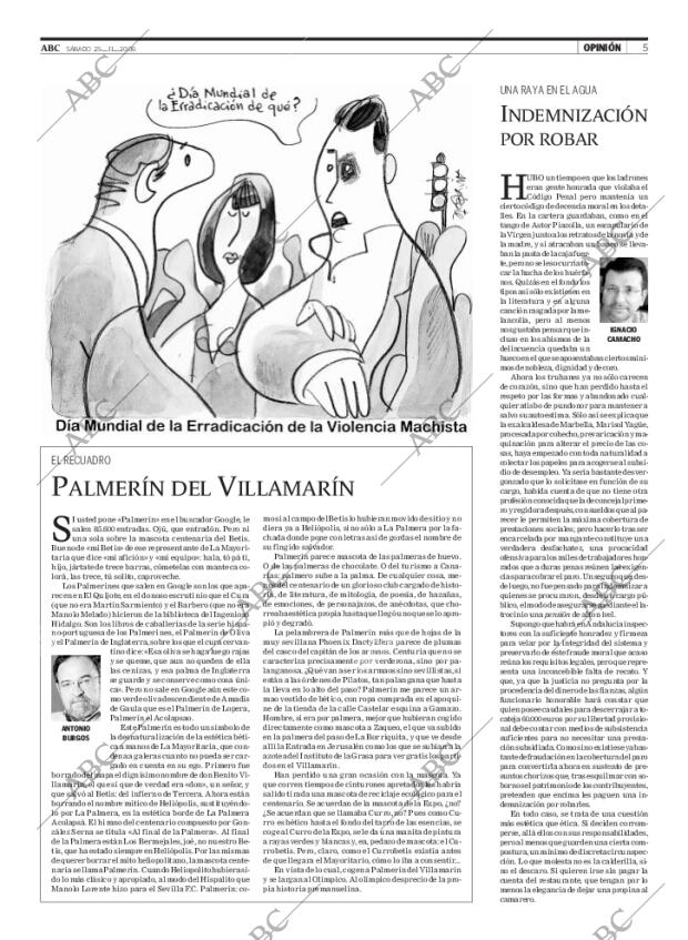 ABC SEVILLA 25-11-2006 página 5