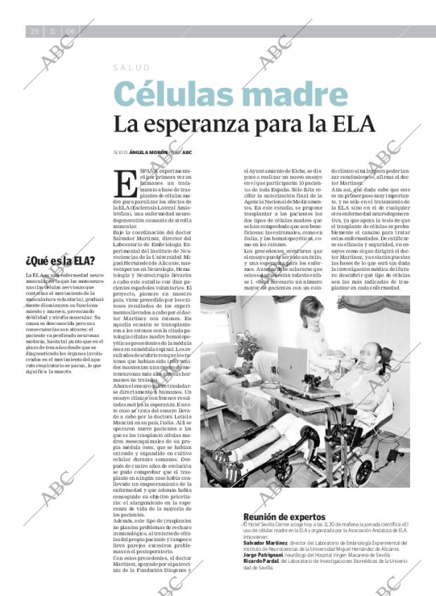 ABC SEVILLA 25-11-2006 página 70