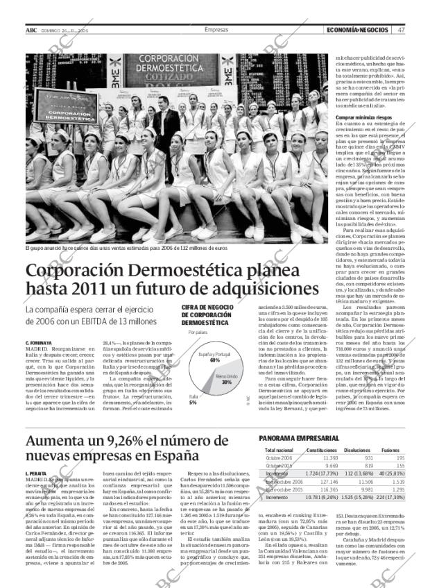 ABC MADRID 26-11-2006 página 49