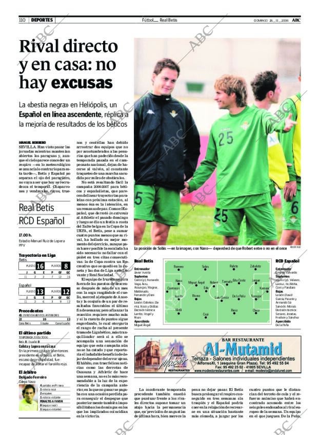 ABC SEVILLA 26-11-2006 página 110