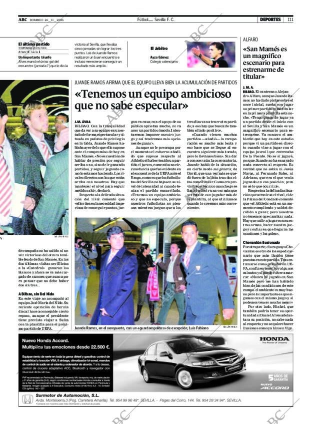ABC SEVILLA 26-11-2006 página 113