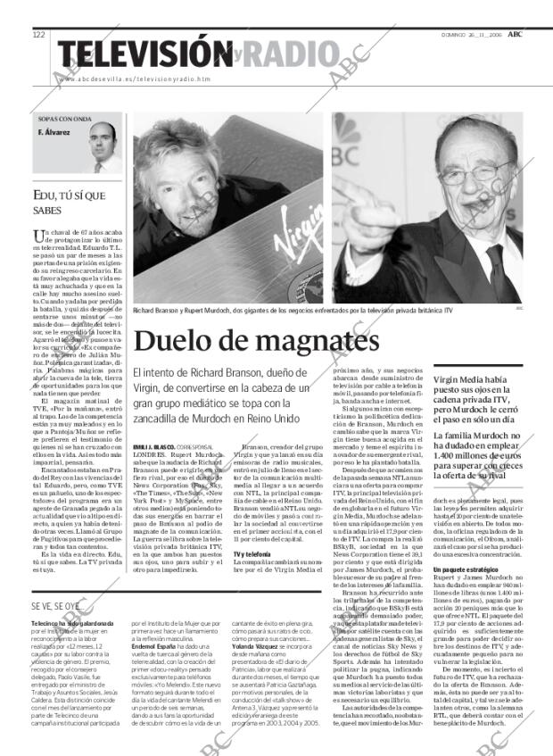 ABC SEVILLA 26-11-2006 página 124